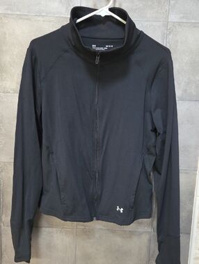Under Armour Women’s Black Full-Zip Utility Jacket Large